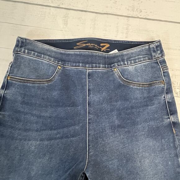 Seven 7 Denim Jeans Large 12 14 16 Stretch 365 Everlasting Flex High Rise - Picture 4 of 7